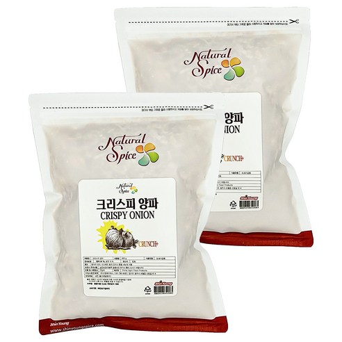 내츄럴스파이스 크리스피 양파, 2개, 400g