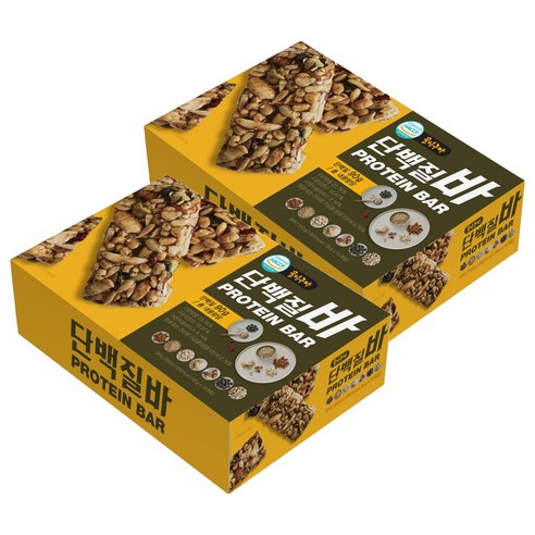 꿀이구마 견과 듬뿍 단백질바 10p, 350g, 2개