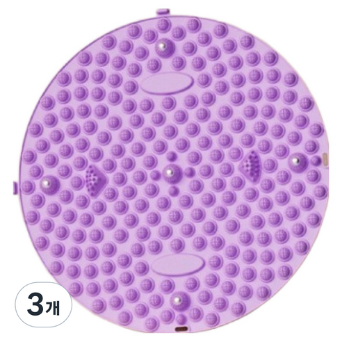 발 마사지 지압 보드 라지, 3개, 보라