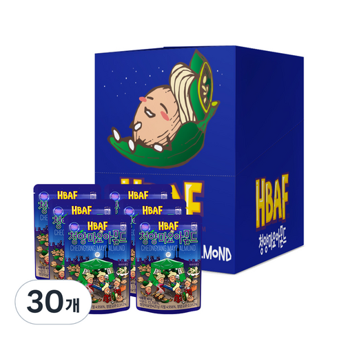 바프 청양마요 아몬드, 40g, 30개