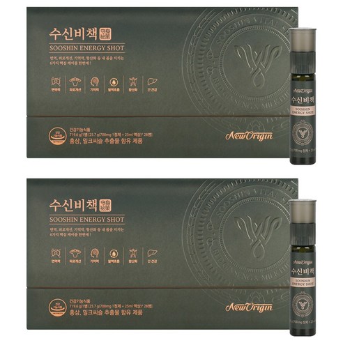 유한건강생활 뉴오리진 수신비책 770.7g, 28정, 2개