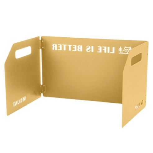 자니코 12라운드 휴대용 가스버너 바람막이 3단, 카키, 1개
