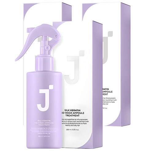제이숲 실크 케라틴 노워시 앰플 트리트먼트 헤어미스트, 200ml, 3개