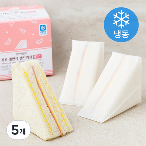 곰곰 대만식 샌드위치 햄치즈, 320g, 5개