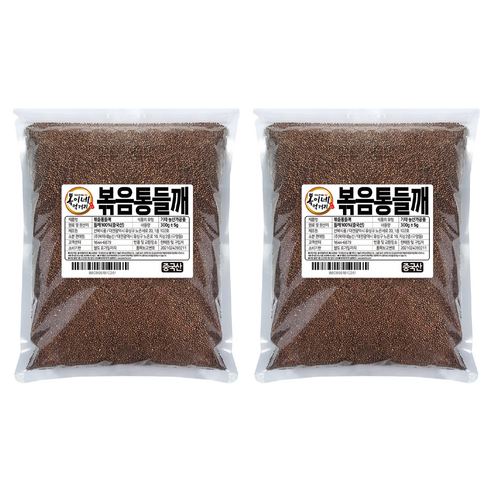 복이네먹거리 볶음 통들깨, 300g, 2개