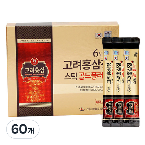 고려홍삼정 골드플러스, 60개, 10g