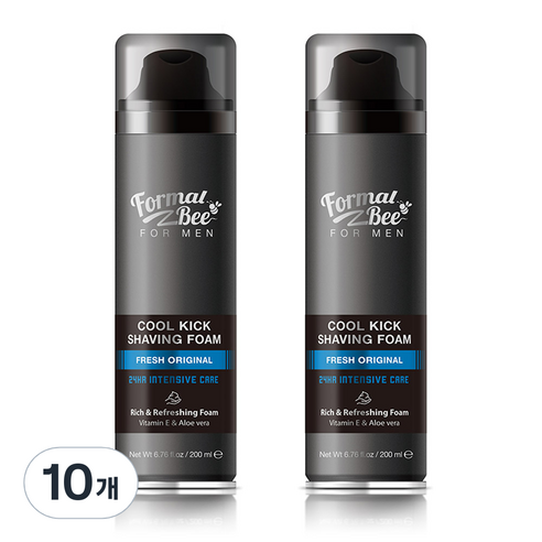 포멀비 포맨 쿨킥 쉐이빙 폼 후레쉬 오리지널, 200ml, 10개