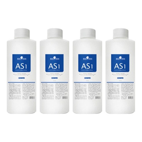 아쿠아필 AS1 솔루션 리필팩, 4개, 400ml