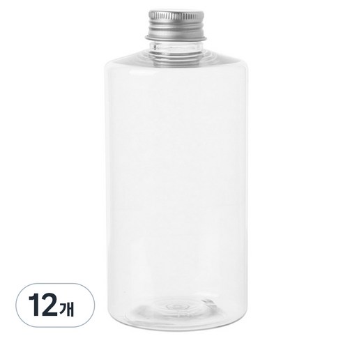 투명 음료용기 알루미늄 실버캡 AC520, 520ml, 12개