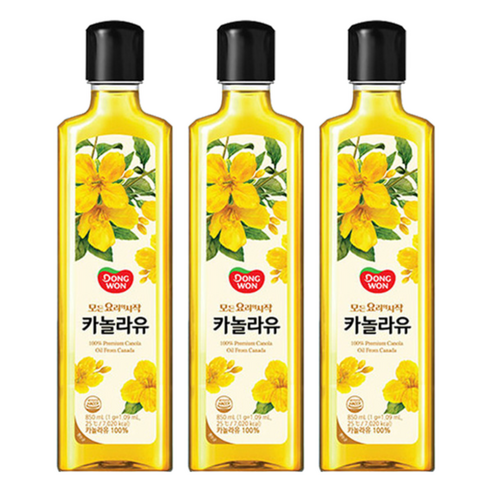 동원 카놀라유, 850ml, 3개