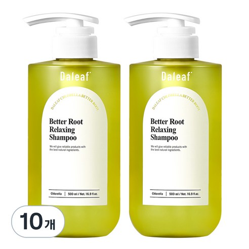 달리프 클로렐라 베러 루트 릴렉싱 탈모 완화 기능성 샴푸, 500ml, 10개