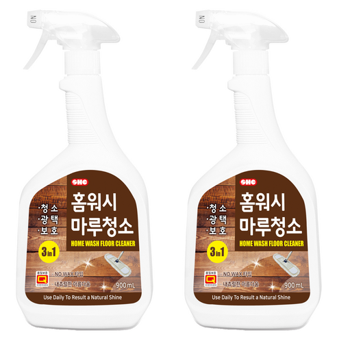 신희 홈워시 마루청소 보호 광택제, 900ml, 2개