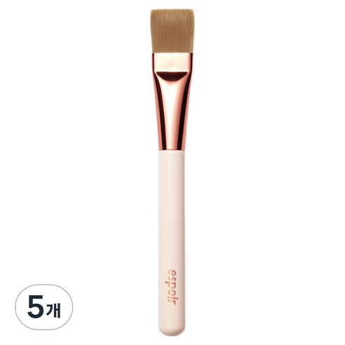 에스쁘아 트루 글로우 파운데이션 브러쉬, 5개, 혼합색상