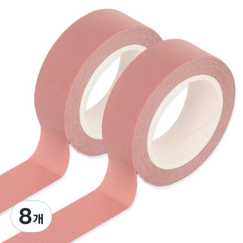 모노라이크 아르떼 마스킹 테이프, 509 Sunset coral, 8개