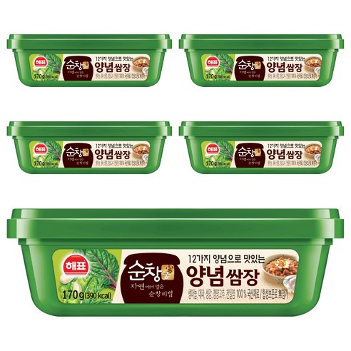 순창궁 12가지양념으로 맛있는 양념쌈장, 170g, 5개