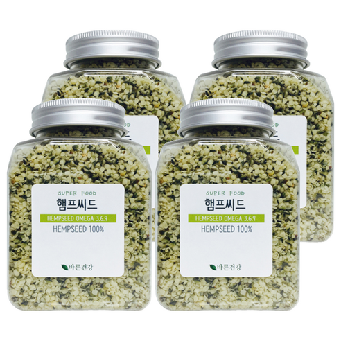 바른건강 햄프씨드, 200g, 4개