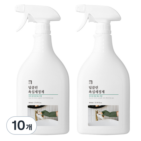 살림백서 딥클린 욕실세정제, 800ml, 10개