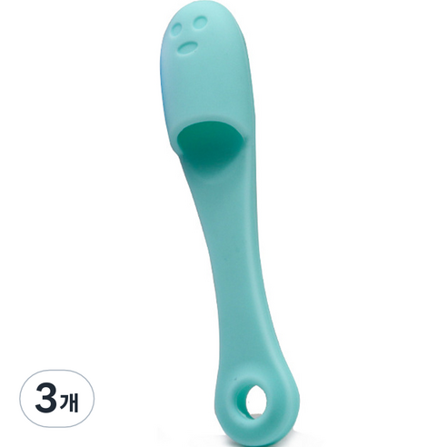 벨르비에 모공 클렌징 브러쉬, 그린, 3개