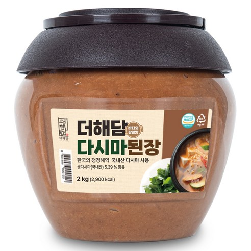 THE해담 다시마 된장, 500g, 2개 강진된장