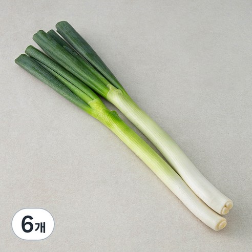 국내산 깐대파, 300g, 6개