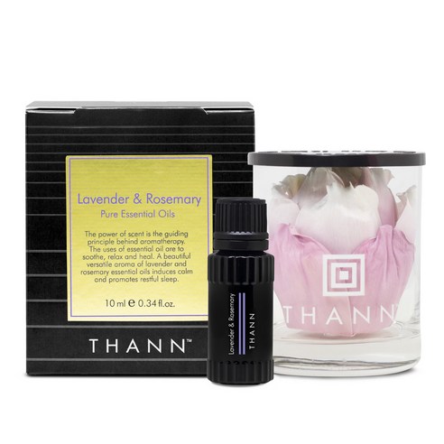 THANN 에센셜 오일 10ml, 라벤더 앤 로즈마리, 1개