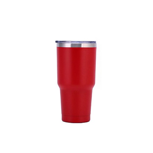 차이나다 단색 자동차 텀블러, 레드, 900ml