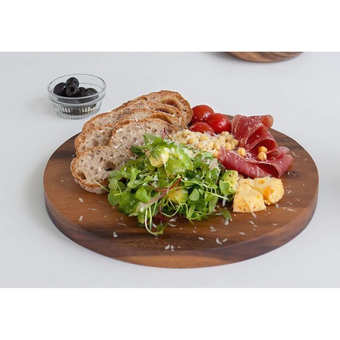 주방에 감성을 더하는 프리미엄 우드 도마, 니코트 우드 커팅보드 Round