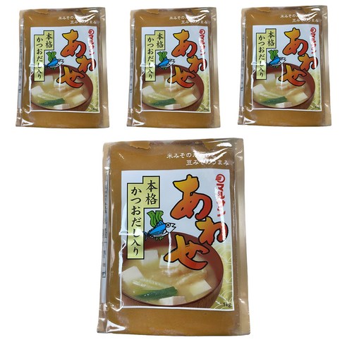 아와세 미소 일본된장, 1kg, 4개