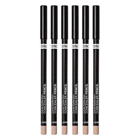 더샘 커버 퍼펙션 컨실러 펜슬 2g, 컨투어 베이지, 6개