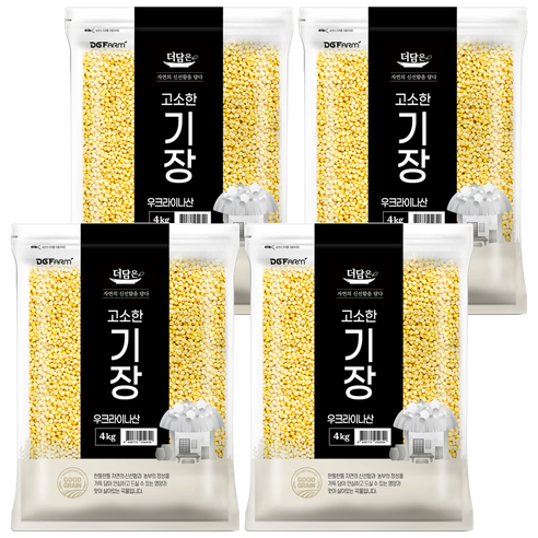 더담은 고소한 기장, 4kg, 4개