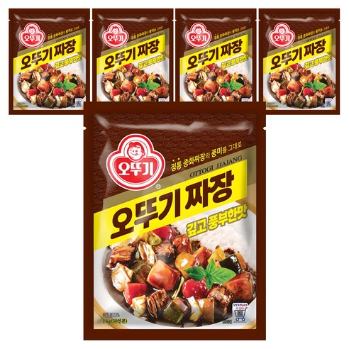 오뚜기 짜장 깊고 풍부한맛, 1kg, 5개
