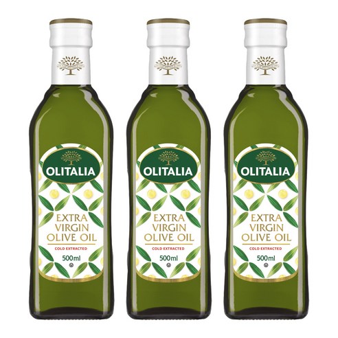 올리타리아 엑스트라버진 올리브유, 500ml, 3개