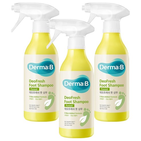 더마비 데오프레쉬 풋 샴푸 포레스트향 400ml, 1개입, 3개