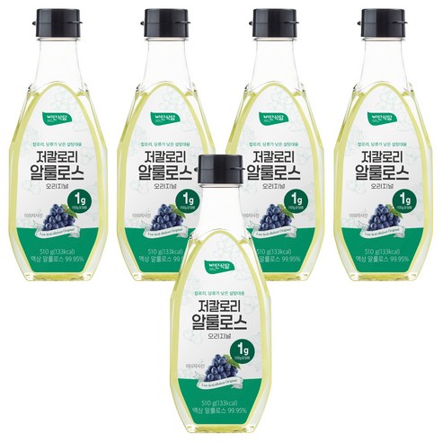 비단식당 저칼로리 알룰로스, 510g, 5개