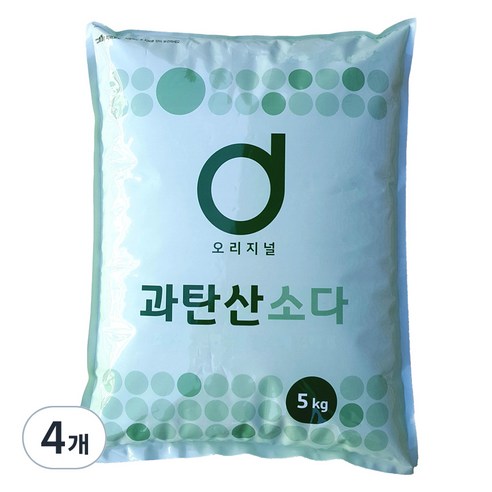 오리지널 과탄산소다, 5kg, 4개