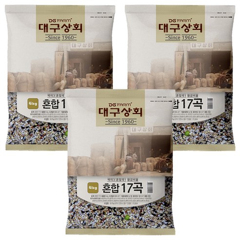 대구상회 혼합 17곡, 4kg, 3개