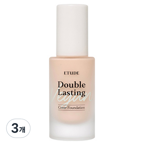 에뛰드 더블 래스팅 비건 커버 파운데이션 30g SPF32 PA++, 23N1 샌드, 3개
