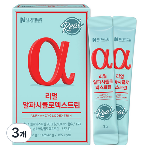 네이처드림 리얼 알파시클로덱스트린 14p, 42g, 3개