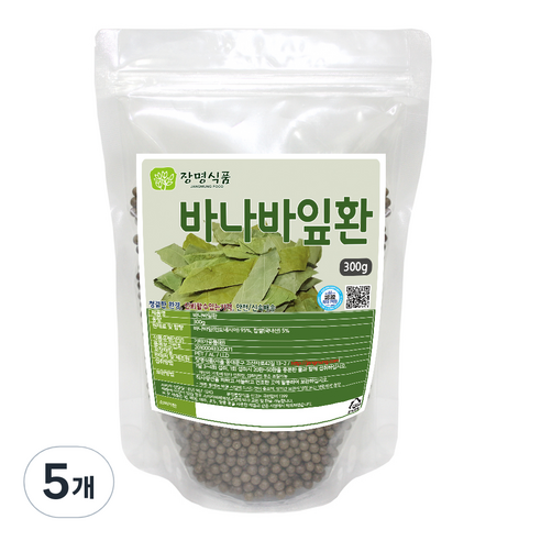 장명식품 바나바잎환, 5개, 300g