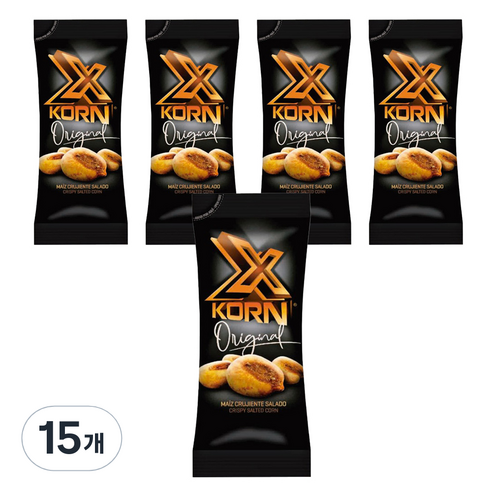 XKORN 옥수수 스낵 오리지날맛, 30g, 15개