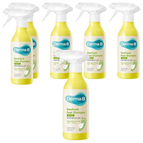 더마비 데오프레쉬 풋 샴푸 포레스트향 400ml, 1개입, 6개