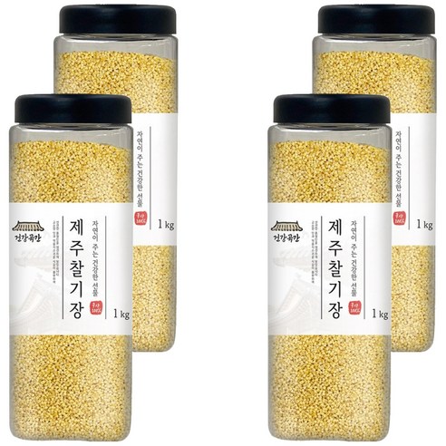건강곡간 제주 찰기장, 1kg, 4개