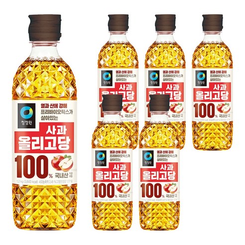 대상 청정원 사과 올리고당, 1.2kg, 6개