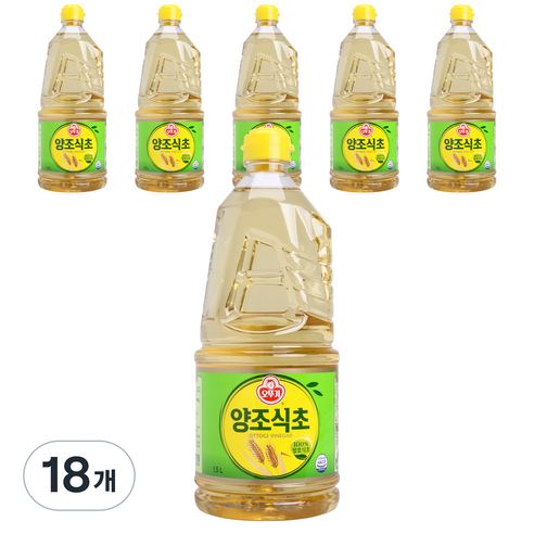 오뚜기 양조식초, 18개, 1.5L