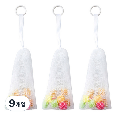 더자카 메쉬 세안 비누망 B, B형, 9개
