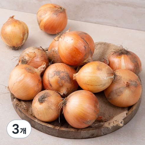 유기농 양파, 3kg, 3개