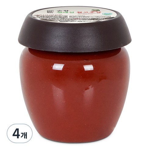 더해담 순창 청매실 찰고추장, 500g, 4개
