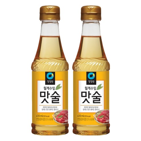 청정원 월계수잎 맛술, 410ml, 2개