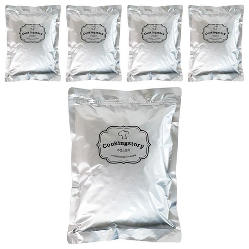 쿠킹스토리 베릴스 다크 컴파운드 코인 코팅초콜릿, 1kg, 5개