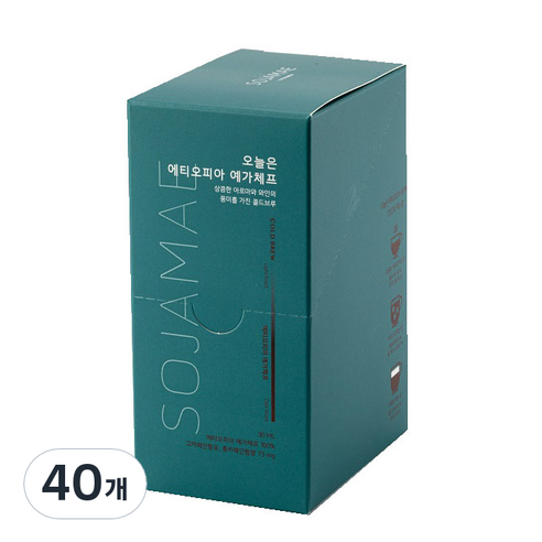 소자매 오늘은 에티오피아 예가체프 콜드브루 파우치, 30ml, 10개입, 4개